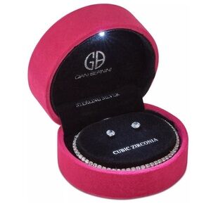 2-Pc. Set Cubic Zirconia Tennis Bracelet & Stud Earrings in Sterling Silver